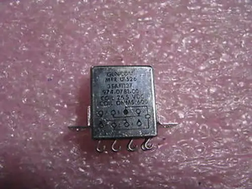 GENICOM RELAY # 3SAF1137 NSN: 5945-00-086-8782 # 974-0781-00 DUAL MKT