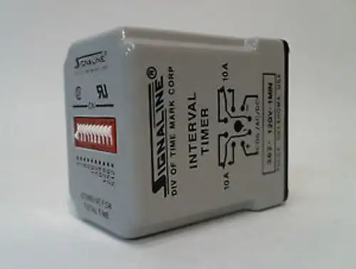 Time Mark / Signaline 362-120V-1MIN 10A 120V Interval Timer Relay