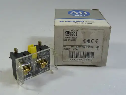 Allen Bradley 800T-Xd4 Shallow Contact Blocks Factory Bag Of 10Pcs