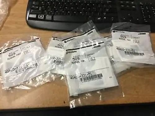 6 Allen Bradley 509 Size 0 1P Contact Kits P/N: 40410-331-51 (Tr-5)