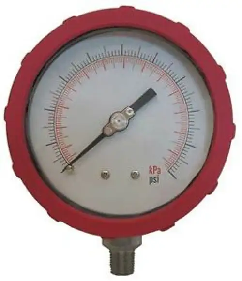 4EFJ6 Pressure Gauge 4 In