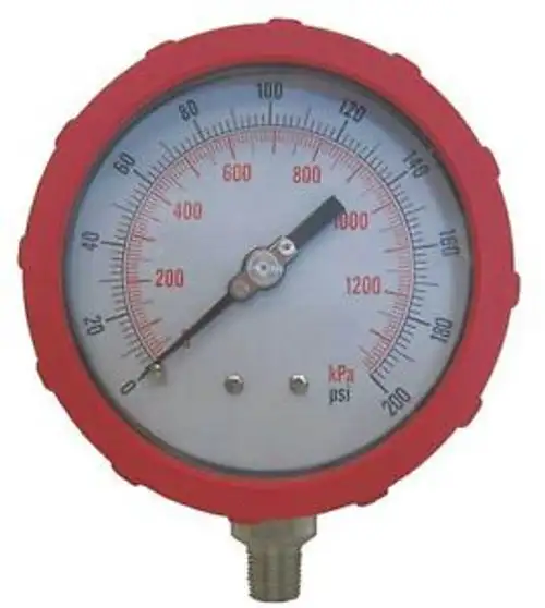 4EFJ4 Pressure Gauge 4 In