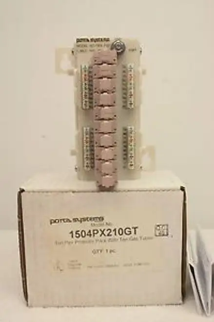 Porta System 1504PX210GT Ten Pair Protector Pack Ten Gas Tubes 1504