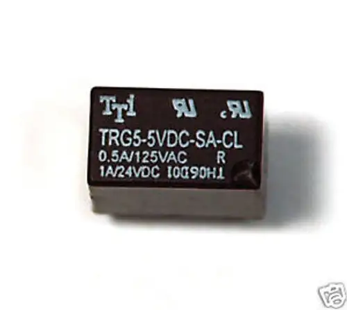 TTi TRG5-5VDC-SA-CL 1 Form C Coil=5V 12.5x7.5x10mm relè di segnale mini