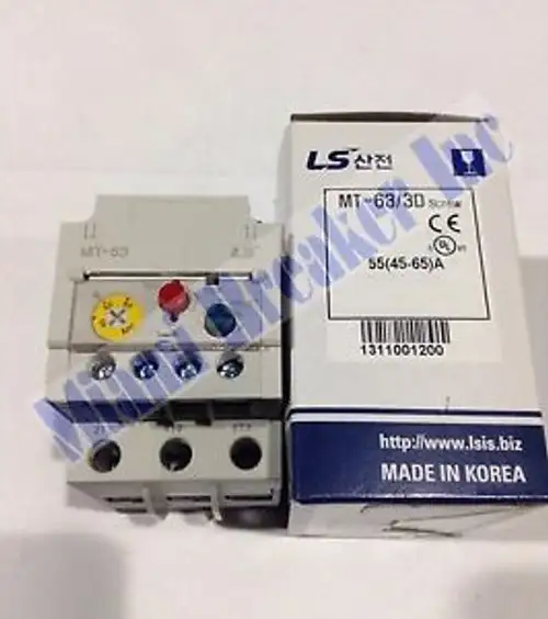 MT-63/3D LS Metasol Thermal Overload Relay 55(45-65) A Screw UL