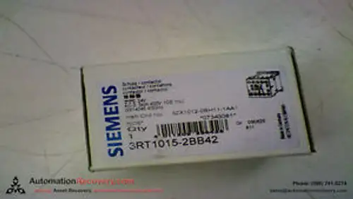 SIEMENS 3RT1015-2BB42 3 POLES 1NC 400V 50HZ 電機接觸器