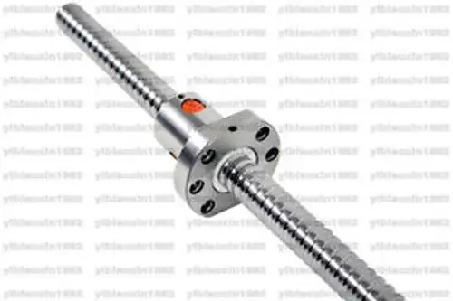 Zero Backlash Rolled Ballscrews 1605-L1000mm-C7 with 1 ballnut for CNC