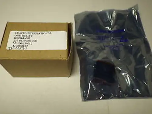 LEACH INTERNATIONAL JC-D4A-003 RELAY 25 AMP POLARIZED SPDT M6106-19-012