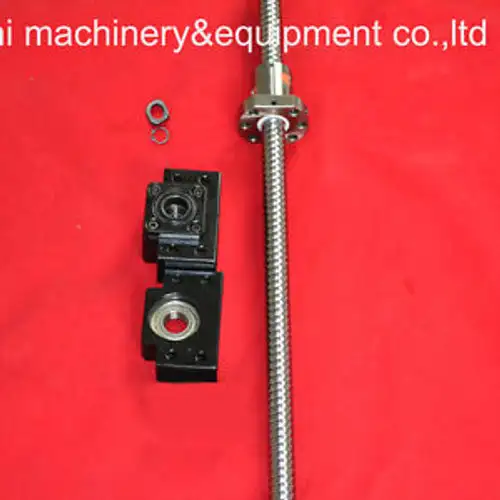 1 anti backlash ballscrew ball screw 2505-930mm-C7+1set BK/BF15 end support.