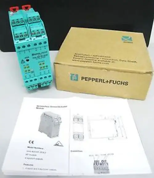 PEPPERL & FUCHS VAA-4EA-KF-ZE/E2 AS-INTERFACE SENSOR/ACTUATOR MODULE