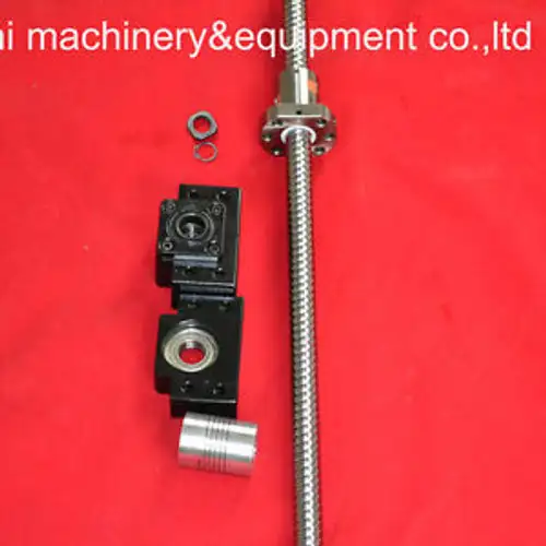 antibacklash ballscrew ball screws 1605 -L400mm-C7+BK/BF12 + 2pcs couplers