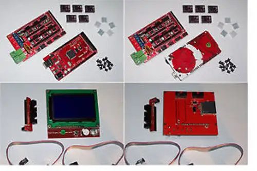 USAMEGA 2560 RAMPS1.4 3D PRINTER BOARD LCD12864 & 5PCS-DRV8825 DRIVERS