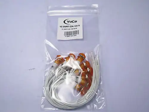 100 YC-9WRT-23R-120 INDICATORE NEON ROSSO 9MM LUCE PILOTA 120V