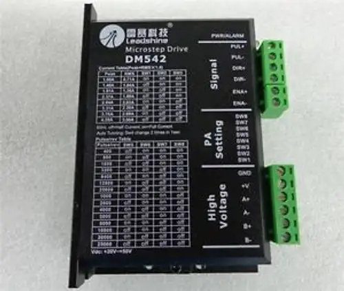 2ph NEMA 23 34 DM542 20-50VDC 1.0-4.2A acionamento passo a passo