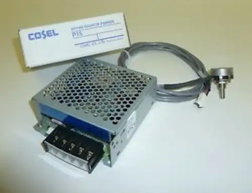 Cosel P15E-12 12V 1.3A POWER SUPPLY RV4NAYSD102A 1K OHM POTENTIOMETER