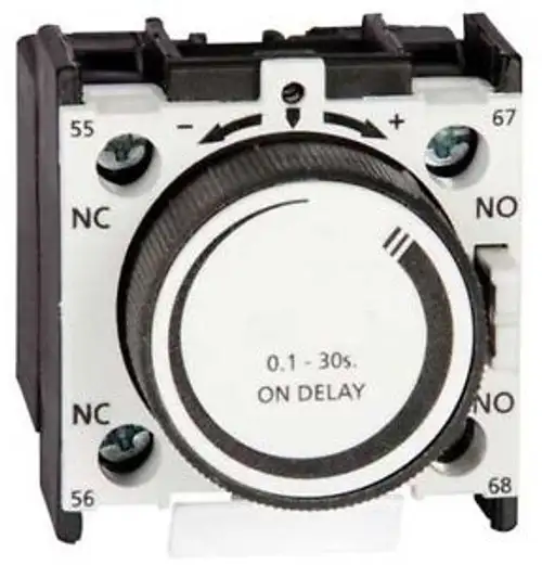 DAYTON 6EAU1 Timer IEC Ritardo di spegnimento .1-30Sec 1NO/1NC