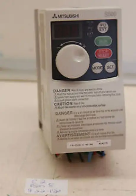 MITSUBISHI FR-S520-0.4K-NA S500 INVERTER DRIVE 1/2 HP