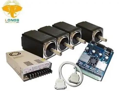 4Axis Nema 11 Stepper Motor 11Hy5401-20 17Oz-In Cnc Router Pc Embroidery Machine