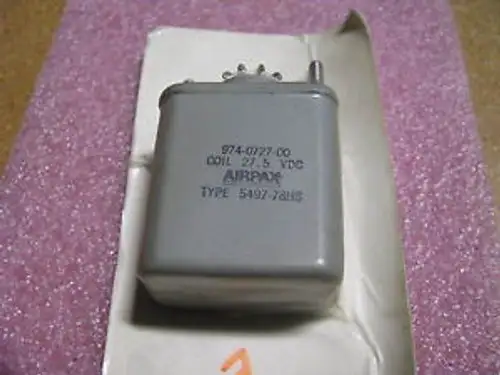 Airpax Relay # 974-0727-00 Nsn: 5945-00-084-3427 # 5497-78Hs
