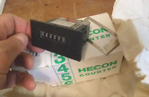 New Danaher Hecon Go403-202-4 24V Counter Six Digit
