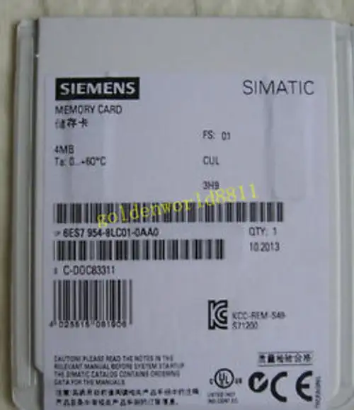 New Siemens Mmc Memory Card 6Es7954-8Lc01-Oaao For Industry Use