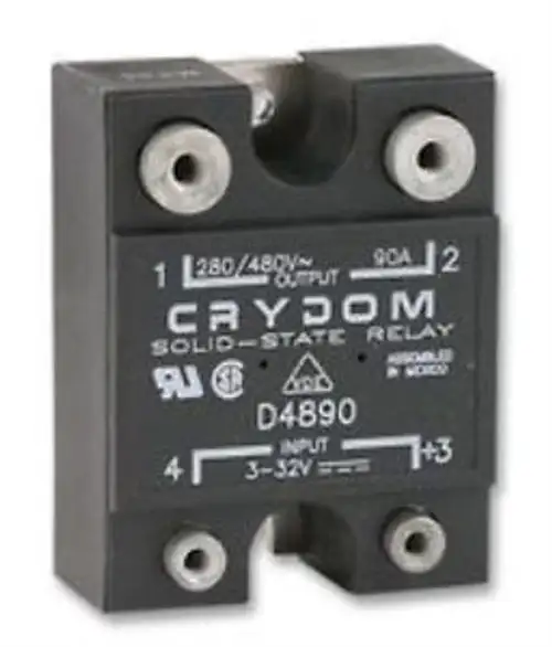 79K4353 Crydom D4890 Ssr Panel Mount 530Vac 32Vdc 90A