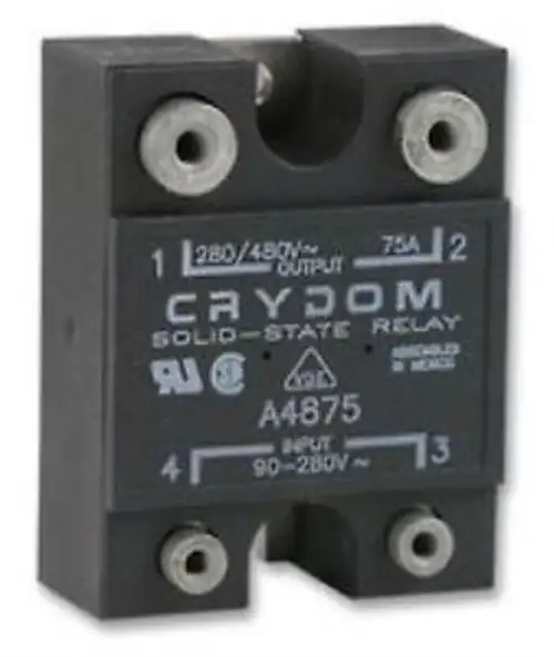 79K4318 Crydom A4875 Ssr Panel Mount 530Vac 280Vac 75A