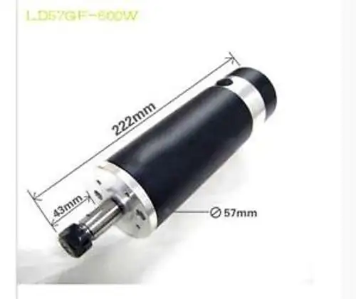 600W 24-110V 12000Rpm silnik wrzeciona DC ER11 chłodzony powietrzem