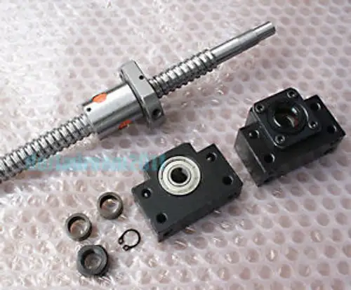 Ballscrew 1610-760Mm ( Diameter:16Mm Pitch:10Mm L:760Mm)+Ballnut+ Bk/Bf12