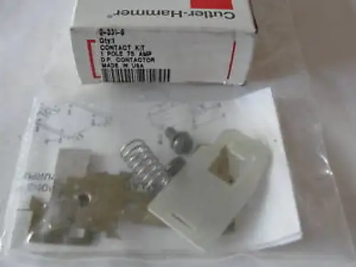 New Eaton Cutler Hammer 6-331-8 Contac Kit 1Pole 75 Amp