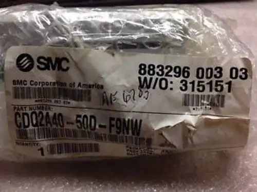 Smc Cdq2A4050Df9Nw Cdq2A40-50D-F9Nw #1177A34