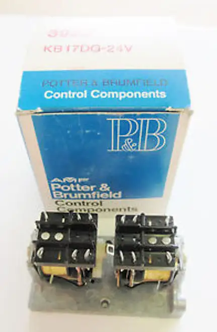 Tyco Potter & Brumfield Kb17Dg-24 10A 24Vdc 4Pdtdual Coil Latching Relay