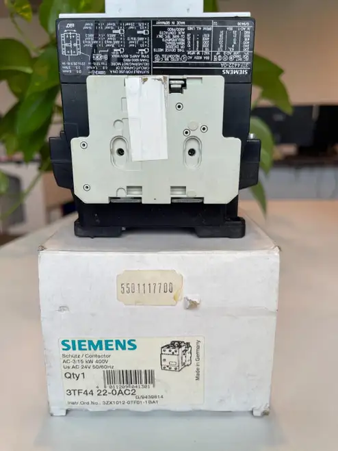Siemens 3Tf4422-0Ac2 Contactor 24Vac
