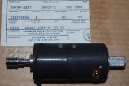 Oster Military Motor Dc Assembly 56103-1 Type A-27-1 1 Wire