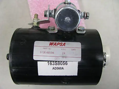 Wapsa Motor Direct Current 24 Vdc Part # 163S8056 Nsn: 6105-01-338-9724