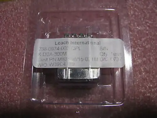 Leach Relay # K-D2A-300M Nsn: 5945-01-162-6325 # M83536/15-021M Dual Mkt