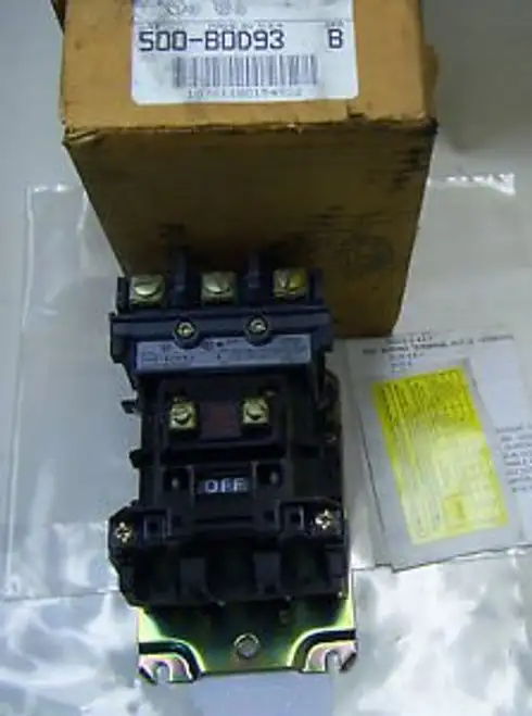 Allen Bradley 7555 Sz 1 500-Bod93 Contactor