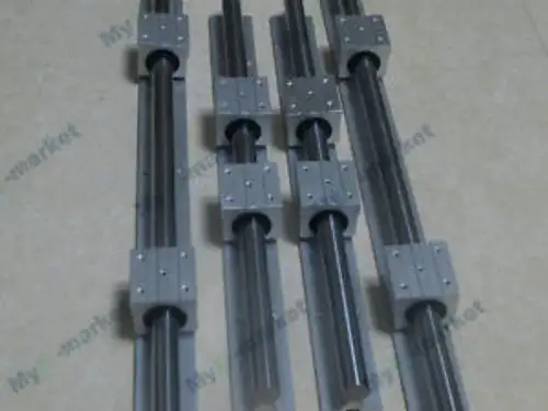 New Linear Rail Sbr12-500Mm4 Rails+ 8 Sbr12Uu Blocks