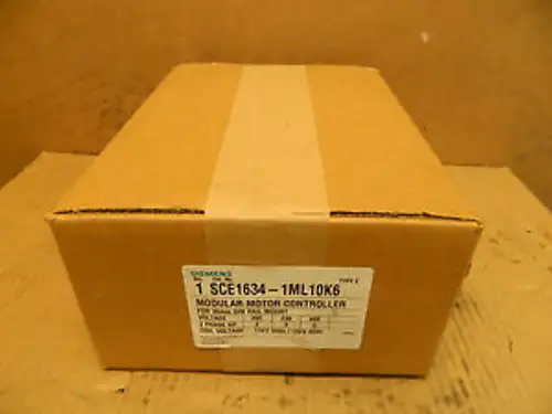 Siemens Modular Motor Control Sce1634-1Ml10K6 Sce16341Ml10K6 3 Ph Factory Sealed