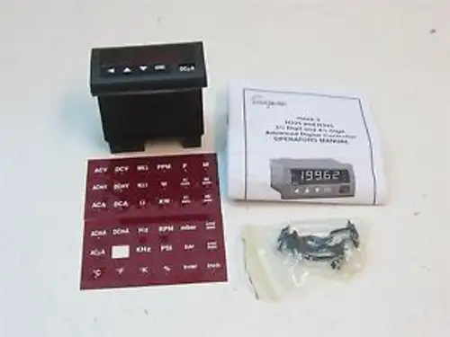 Simpson H335-1-21-020 Digital Panel Meter 120Vac 0-200Ua Dc Input 5 Amps
