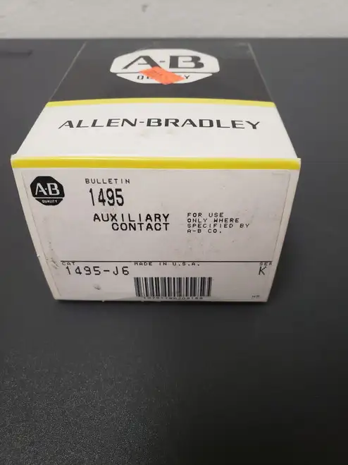 New Allen Bradley Auxiliary Contact 1495-J6 Z26644