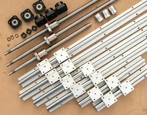 6Pcs Sbr20-950Mm/Sbr16-950/300Mm+3 Ballscrews +3 Fk/Ff12+3 Couplers+Chains