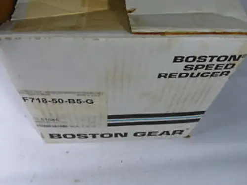 Boston Gear F718-50-B5-G Gear Speed Reducer