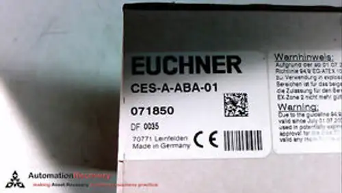 Euchner Ces-A-A-Ba01 Auswerteeinheit 0,3-6Amp 150Mamp 24-60Vdc Ac12-14