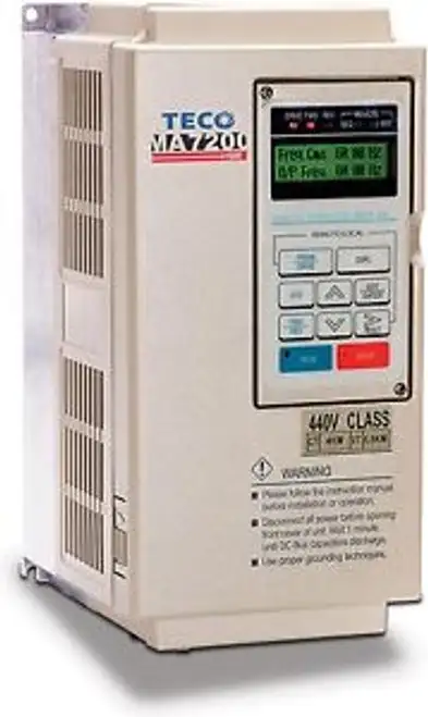 2Hp 3Ph 460V Vfd Teco Westinghouse Variable Frequency Drive Ma7200-4002-N4