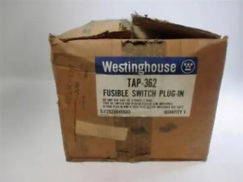 Westinghouse Tap-362 60A 600V 3 Ph 3W Type Ds Fusible Bus Switch