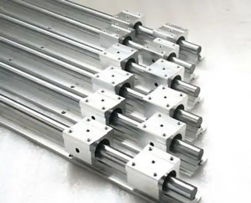6Pcssbr20-330/1250/1520Mm Fully Supported Linear Rail Shaft Rod+12Pcs Sbr20Uu