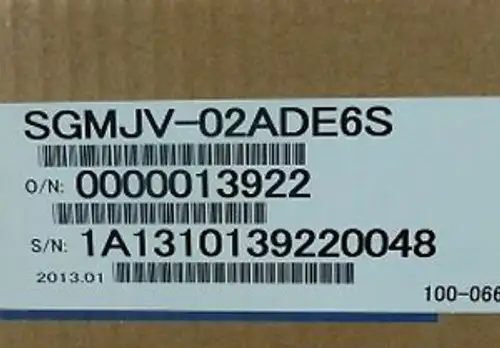 Yaskawa Sgmjv-02Ade6S 20Bit 200W 0.2Kw 伺服馬達