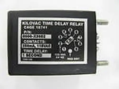 Kilovac Relay Time Delay Part# 8000-X3052 250Ma 115Vac