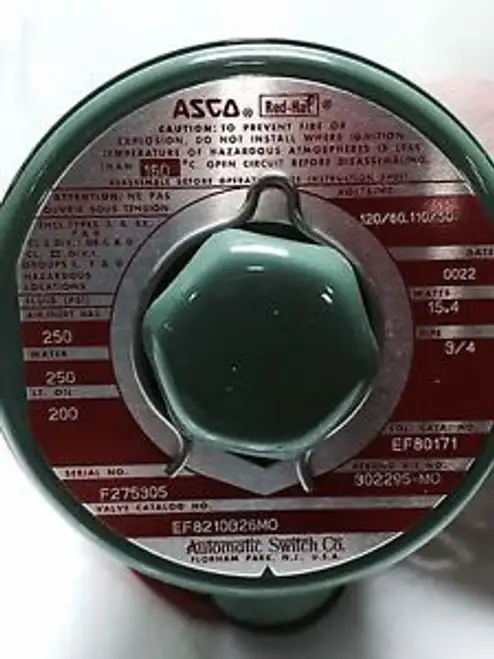 New Asco Ef8210B26Mo Solenoid Valve